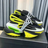GradientRush™ Unisex Sneakers – Gradient Color, Thick Sole & Everyday Comfort