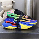 GradientRush™ Unisex Sneakers – Gradient Color, Thick Sole & Everyday Comfort