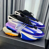 GradientRush™ Unisex Sneakers – Gradient Color, Thick Sole & Everyday Comfort